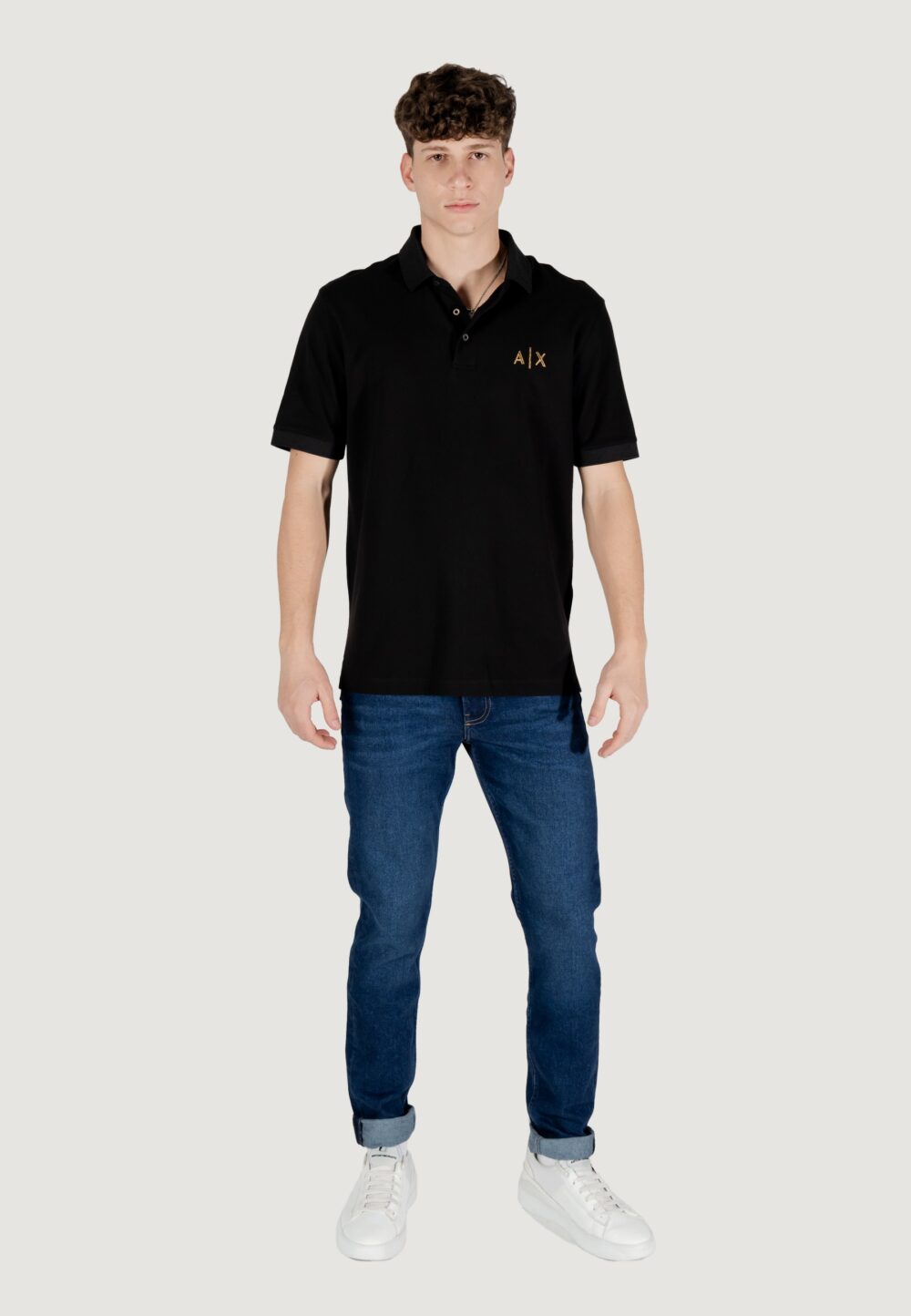Polo manica corta Armani Exchange Nero - Foto 7