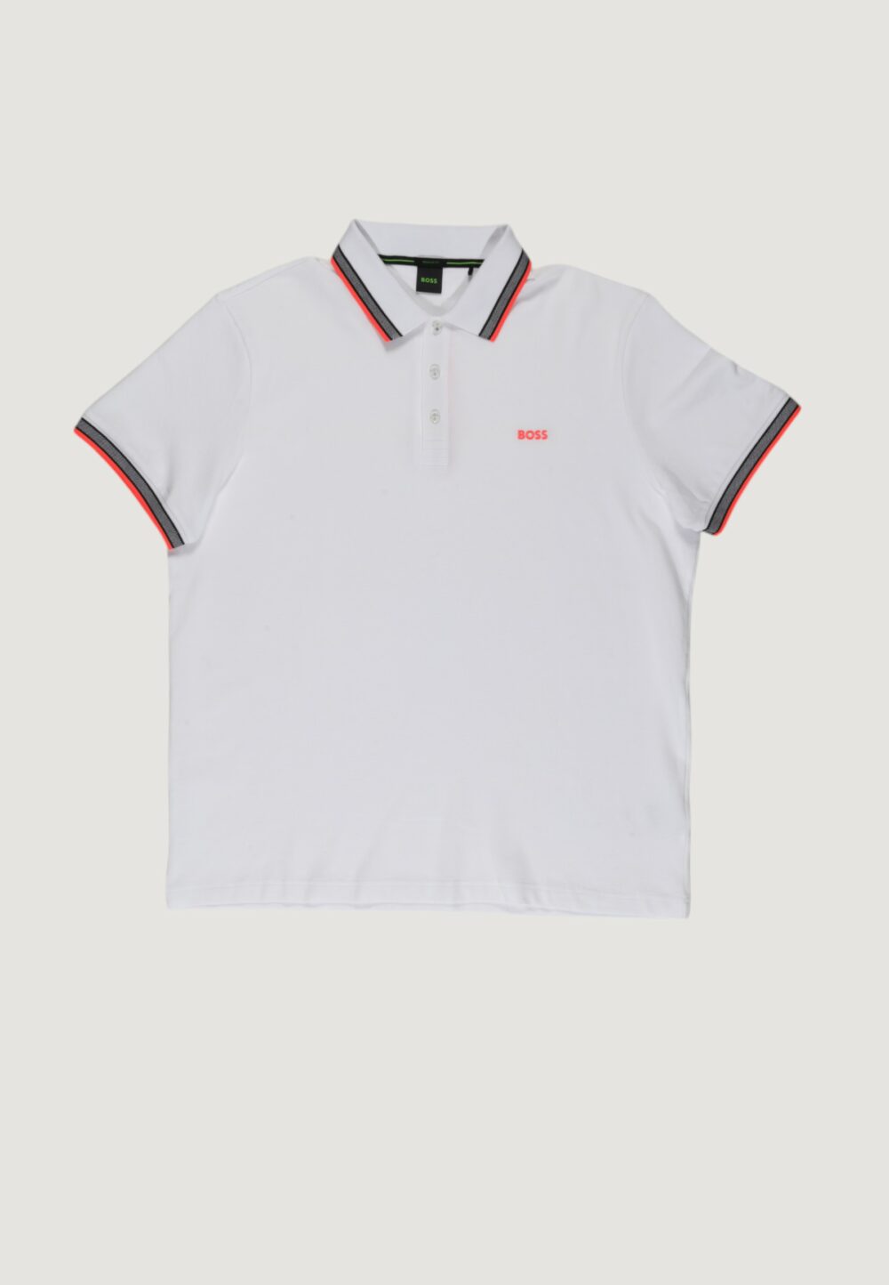 Polo manica corta Boss 10241663 Bianco - Foto 1