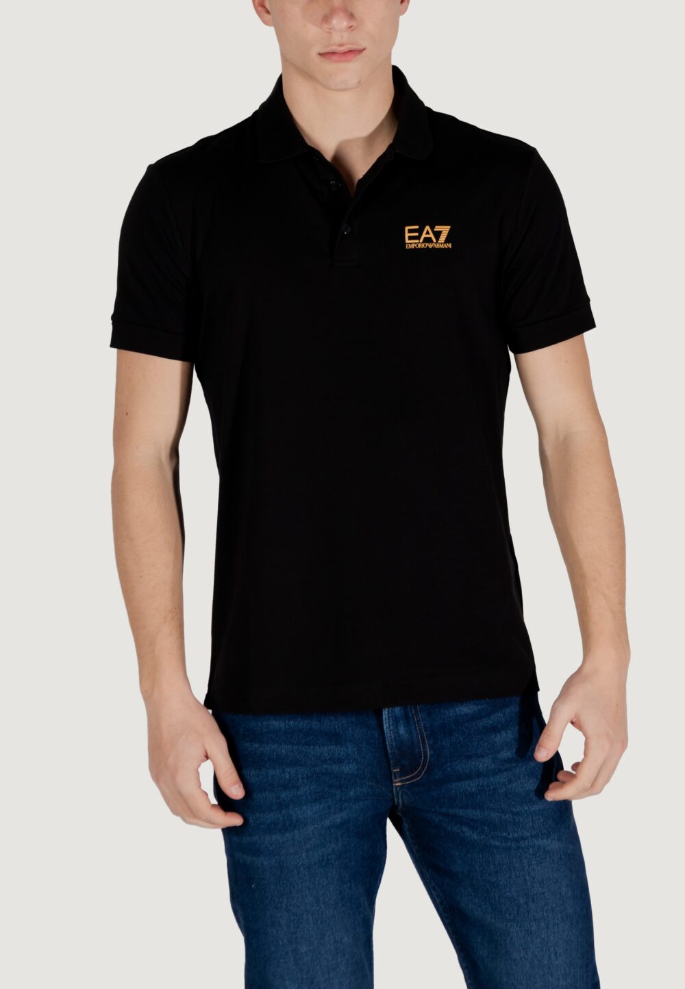 Polo manica corta EA7 Black gold - Foto 1