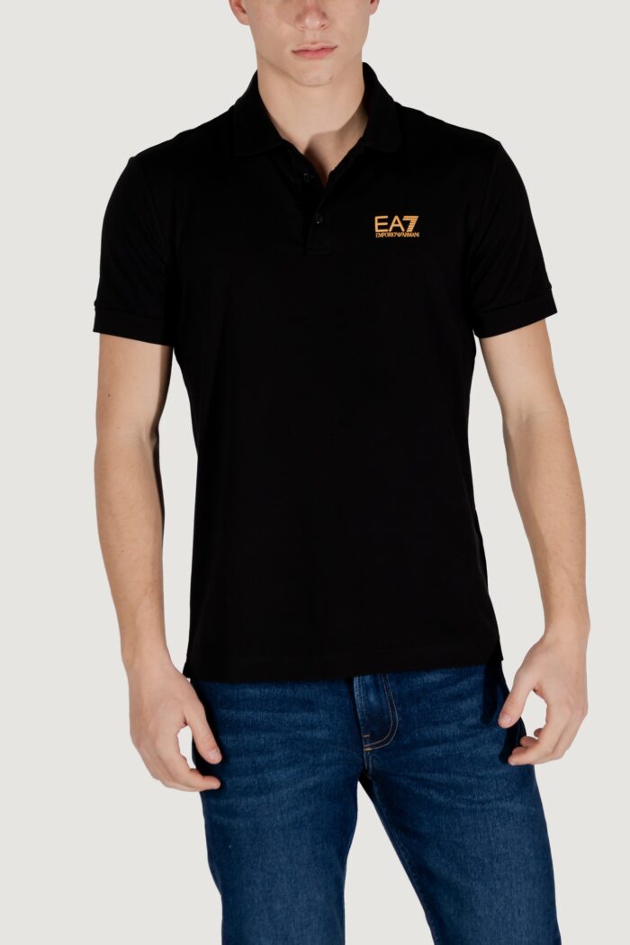 Polo manica corta EA7  Black gold
