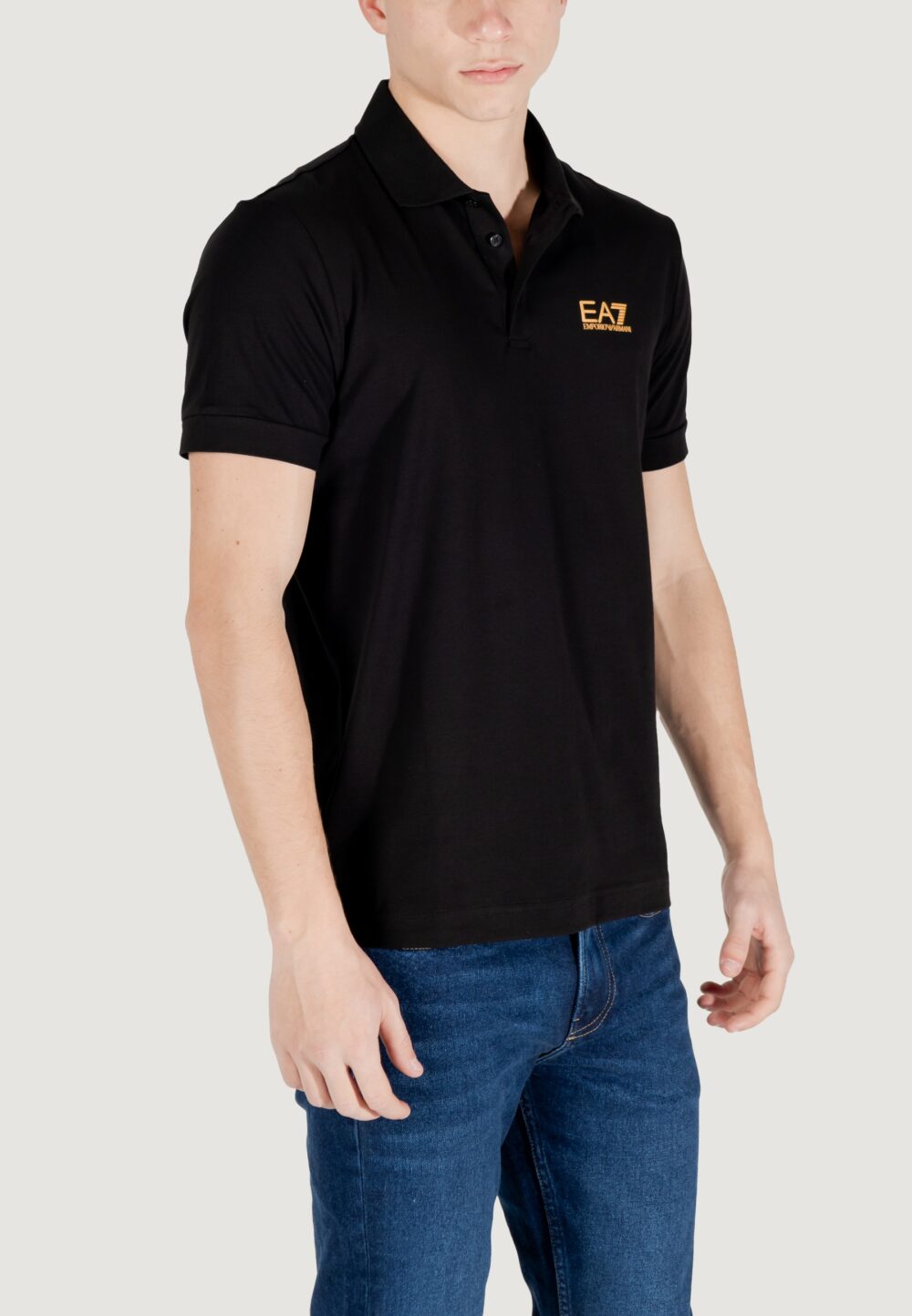 Polo manica corta EA7 Black gold - Foto 2