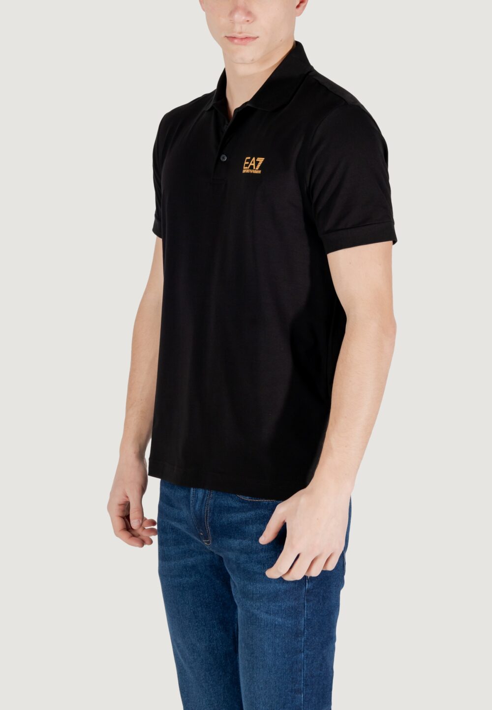 Polo manica corta EA7 Black gold - Foto 4