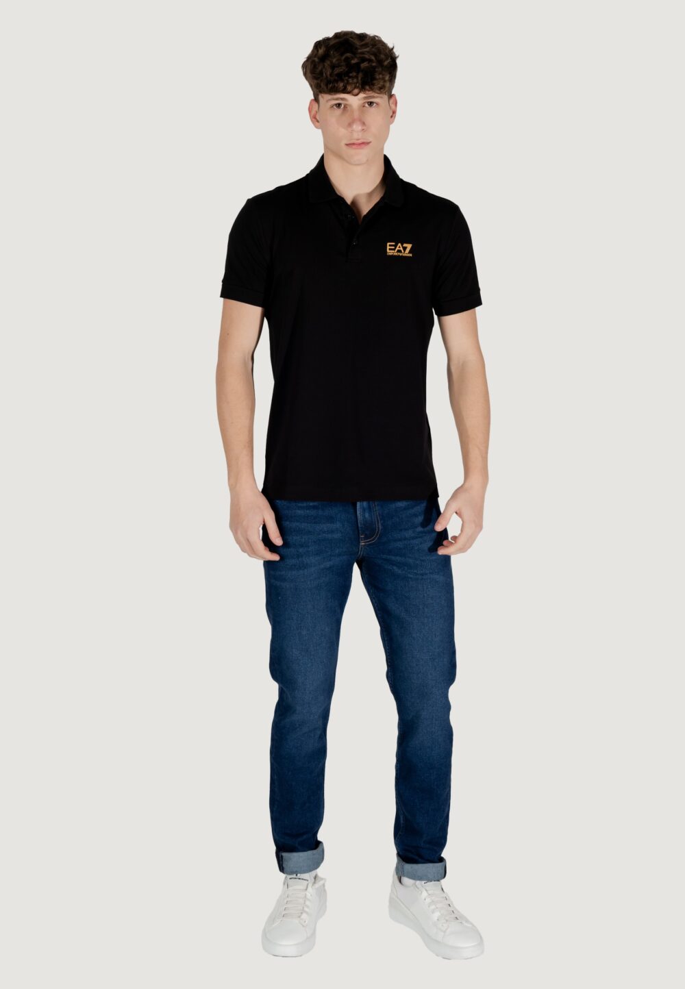 Polo manica corta EA7 Black gold - Foto 7