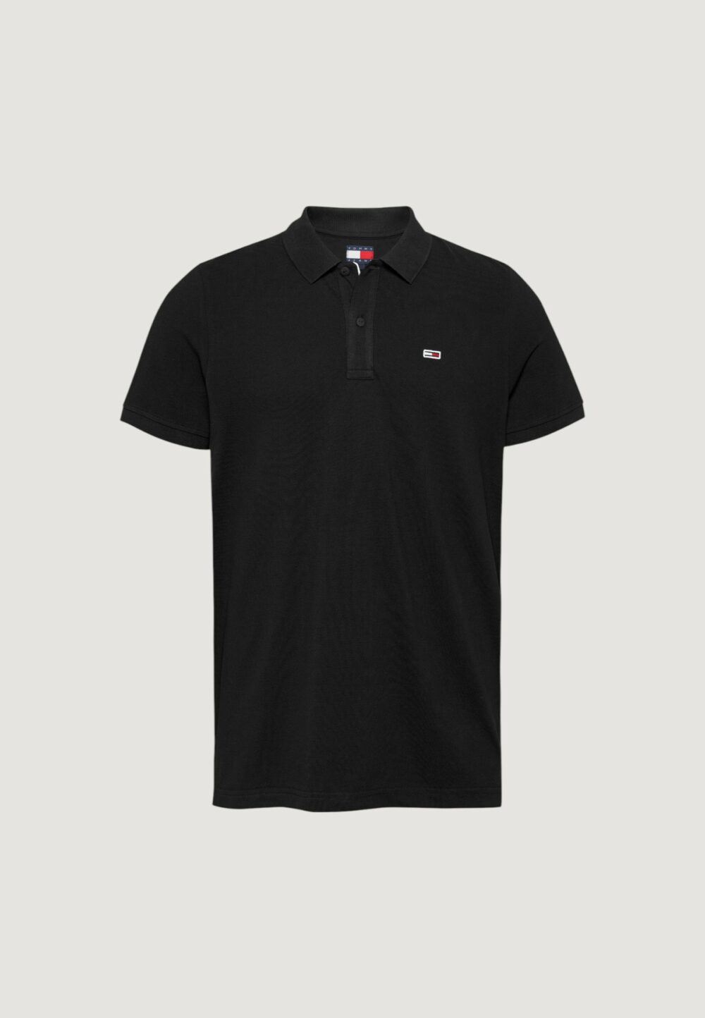 Polo manica corta Tommy Hilfiger Jeans tjm placket Nero - Foto 1