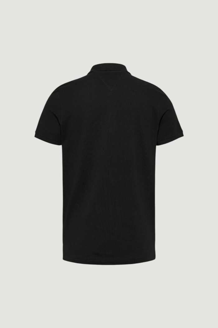 Polo manica corta Tommy Hilfiger Jeans tjm placket Nero