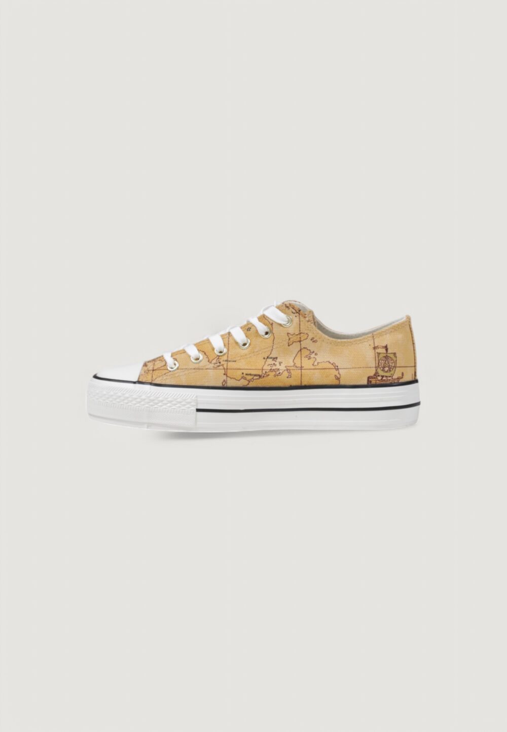 Sneakers Alviero Martini Prima Classe Beige - Foto 4