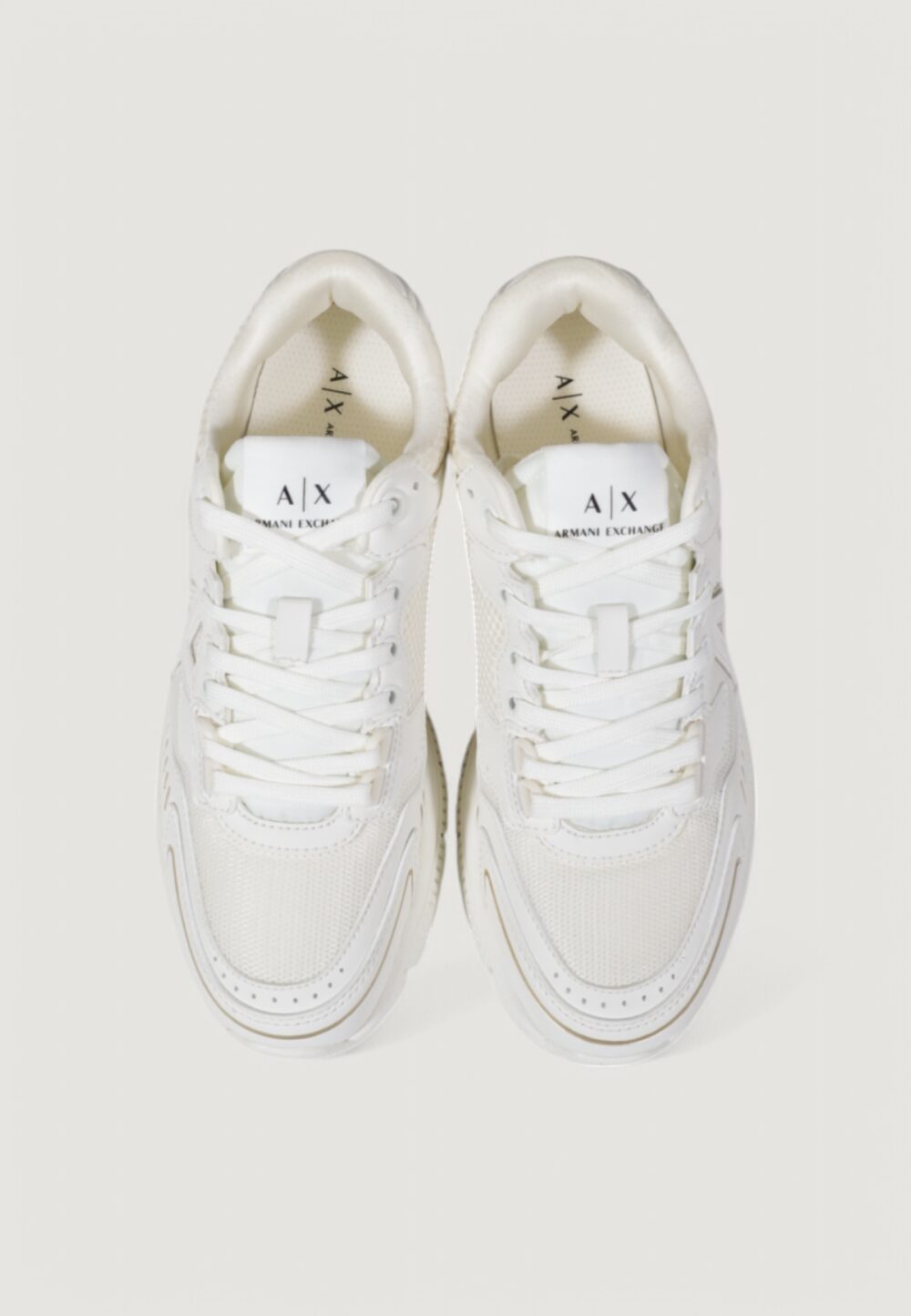 Sneakers Armani Exchange Bianco - Oro - Foto 7