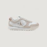 Sneakers Calvin Klein Jeans toothy runner irregular Bianco - Foto 1