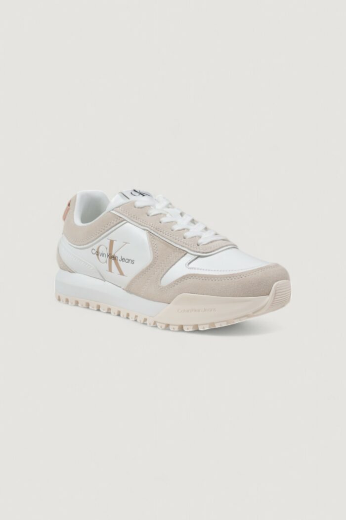 Sneakers Calvin Klein Jeans toothy runner irregular Bianco