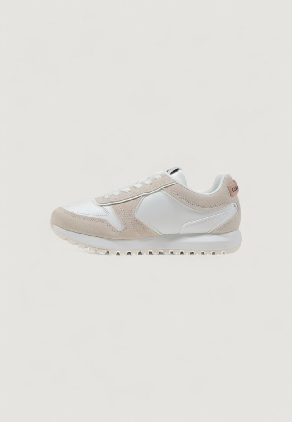 Sneakers Calvin Klein Jeans toothy runner irregular Bianco - Foto 3
