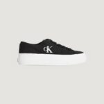 Sneakers Calvin Klein Jeans vulc flatform low Black-White - Foto 1