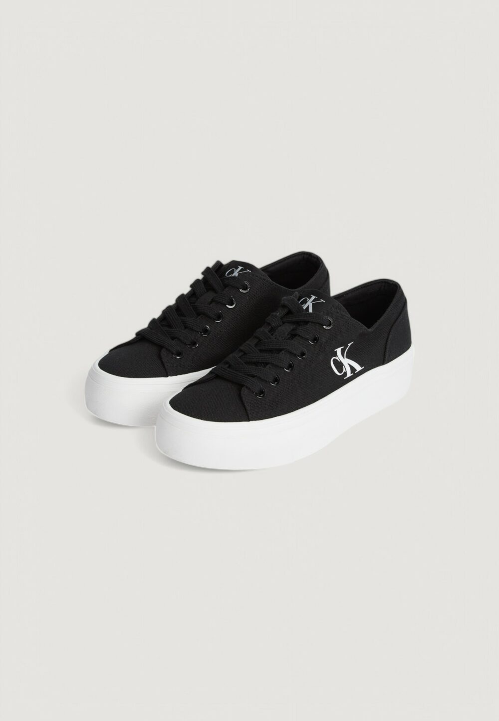 Sneakers Calvin Klein Jeans vulc flatform low Black-White - Foto 4