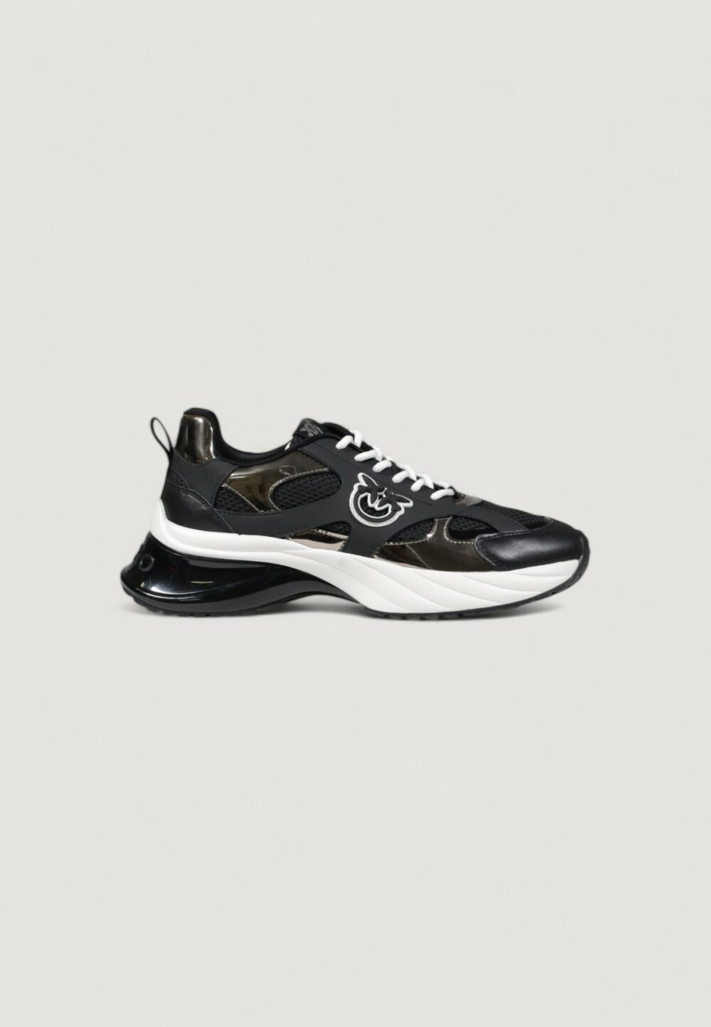 Sneakers Pinko ariel 15 - spreading/mesh/mirror Nero - Foto 1