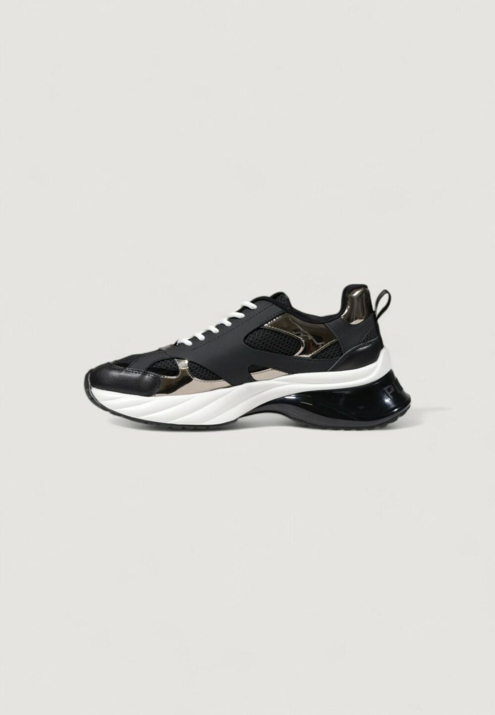 Sneakers Pinko ariel 15 - spreading/mesh/mirror Nero - Foto 3