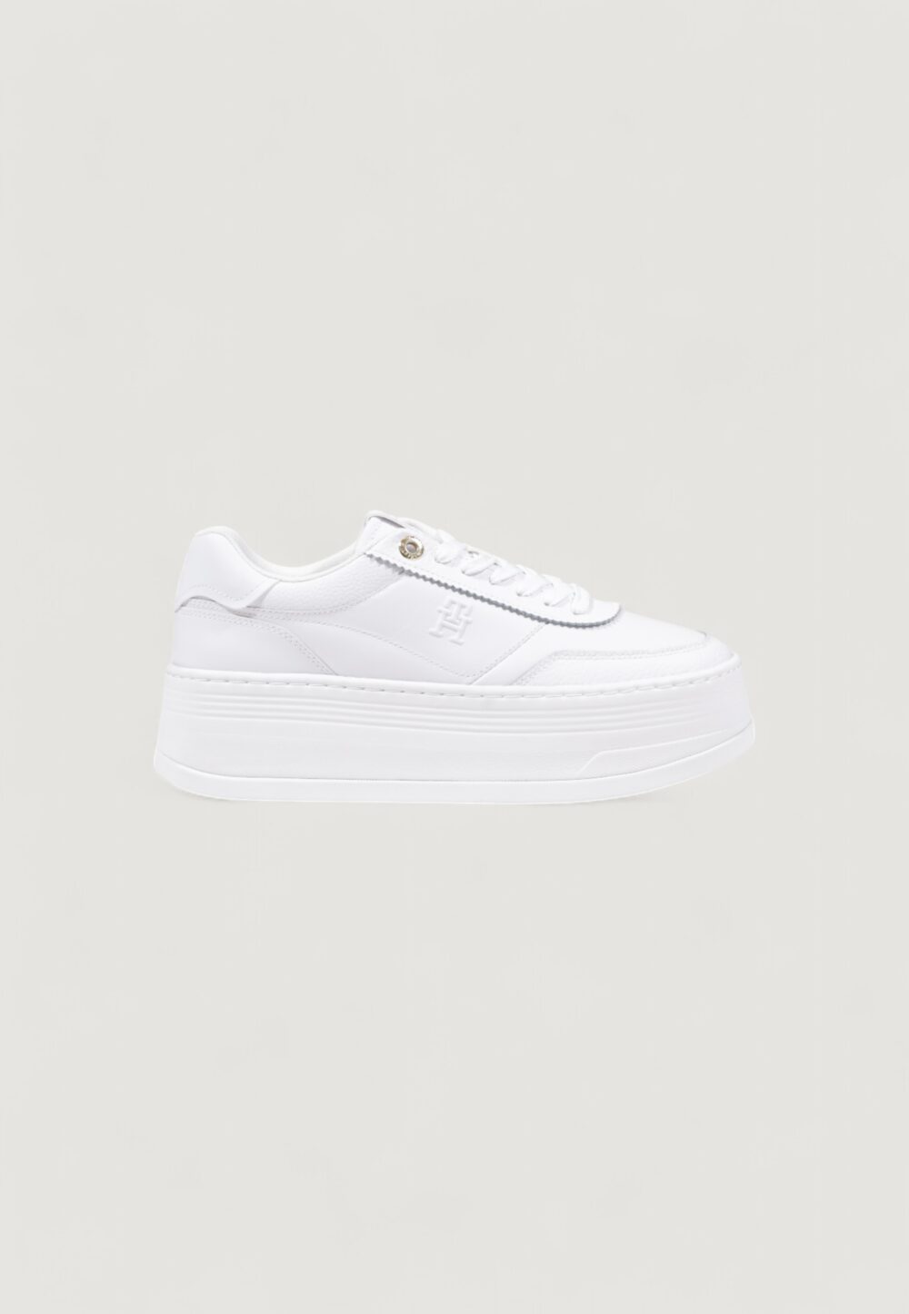 Sneakers Tommy Hilfiger platform lux court Bianco - Foto 1
