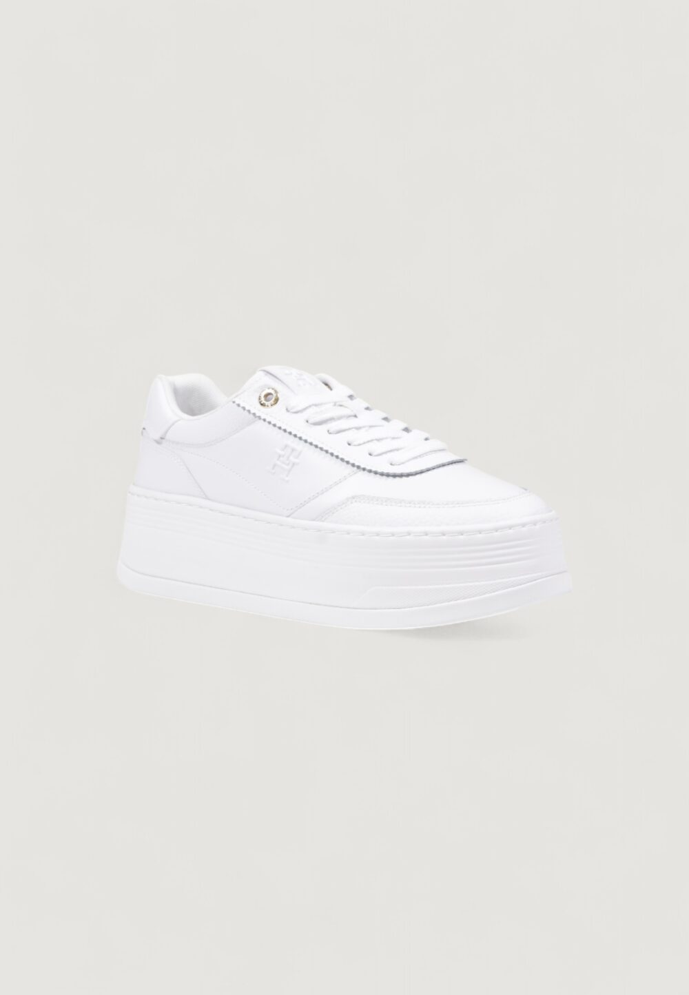 Sneakers Tommy Hilfiger platform lux court Bianco - Foto 2