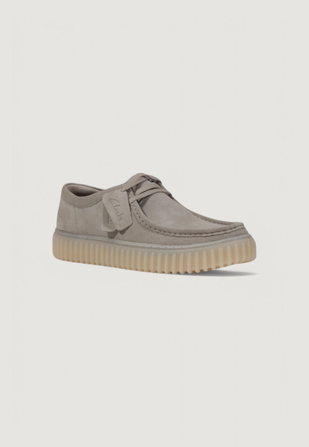 Scarpe eleganti Clarks torhill lo Grigio Chiaro - Foto 2