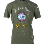 T-shirt Dsquared2 Verde - Foto 1
