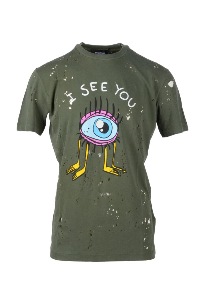 T-shirt Dsquared2  Verde