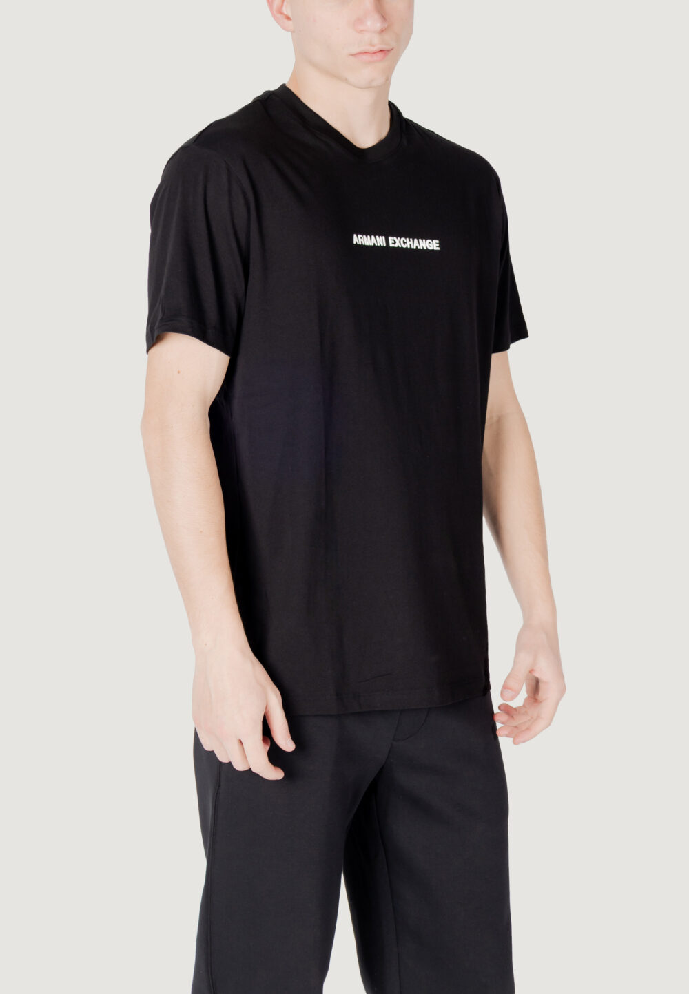 T-shirt Armani Exchange Nero - Foto 3