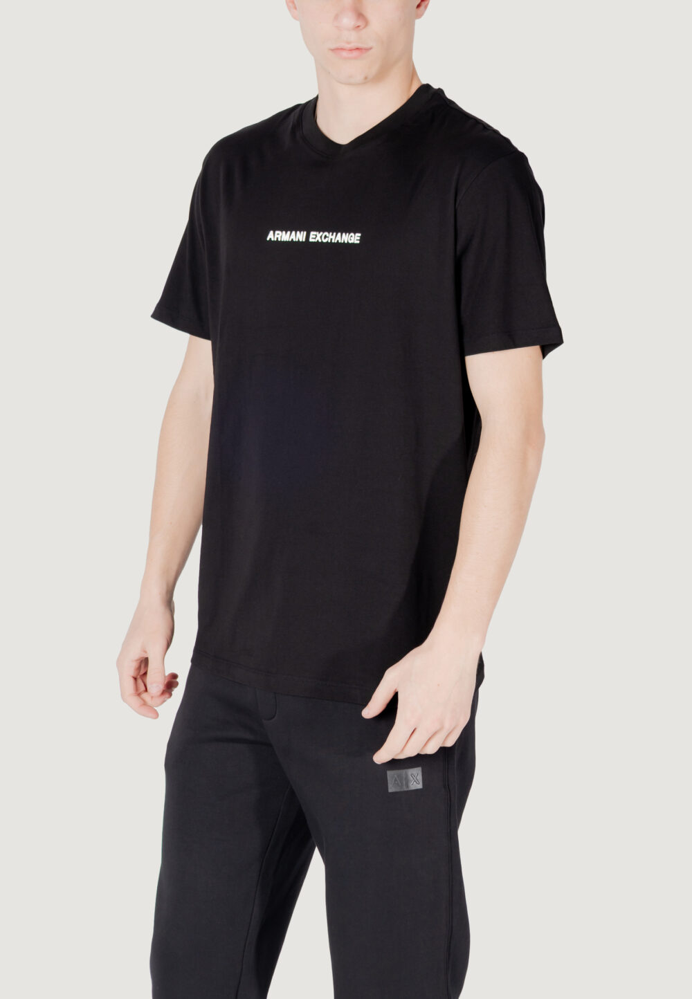 T-shirt Armani Exchange Nero - Foto 4