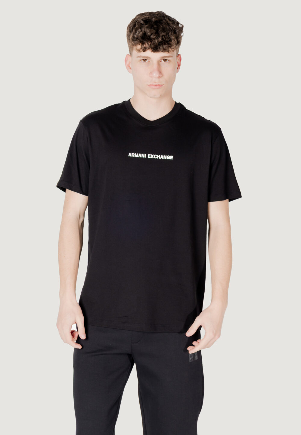 T-shirt Armani Exchange Nero - Foto 6