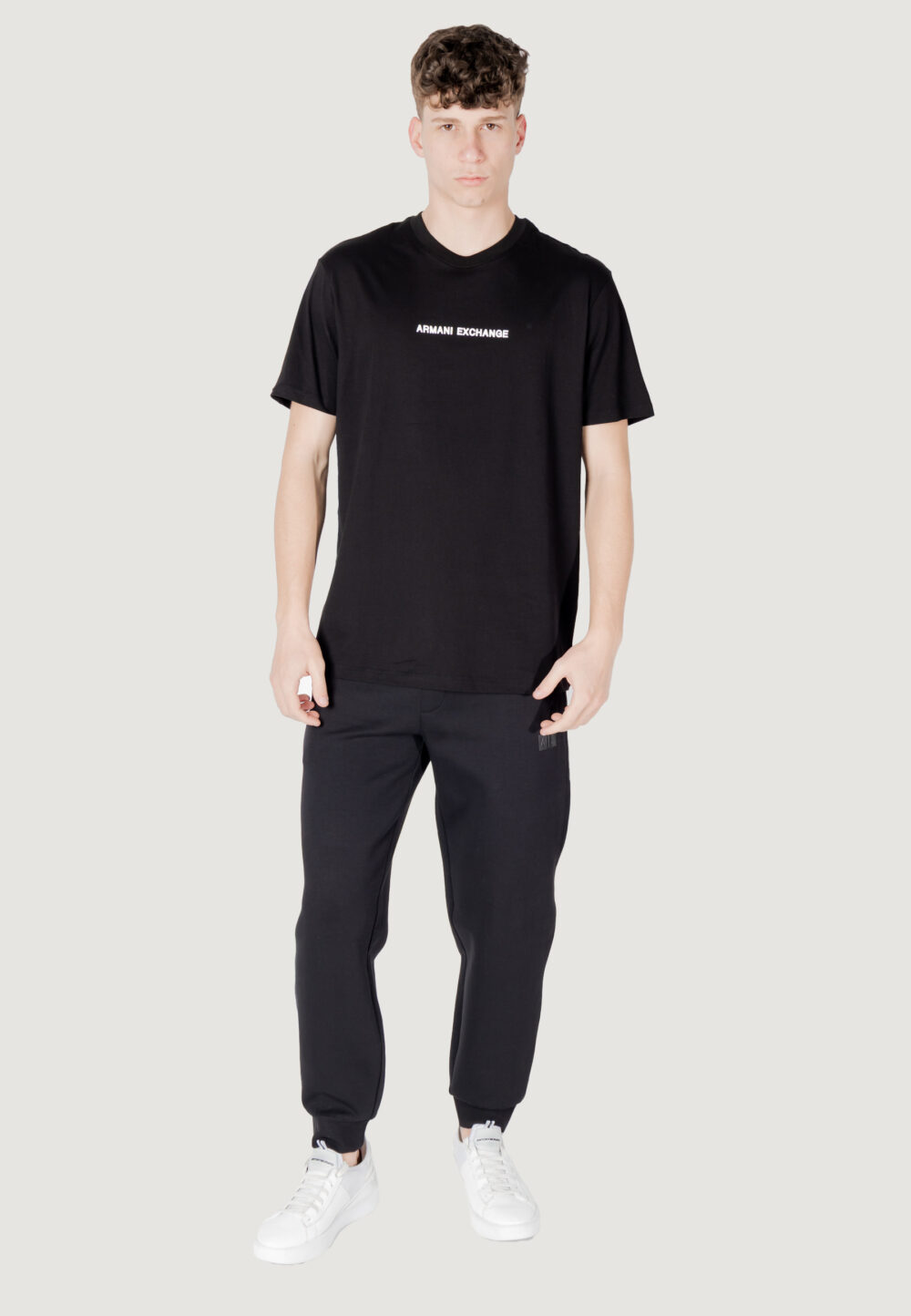 T-shirt Armani Exchange Nero - Foto 7
