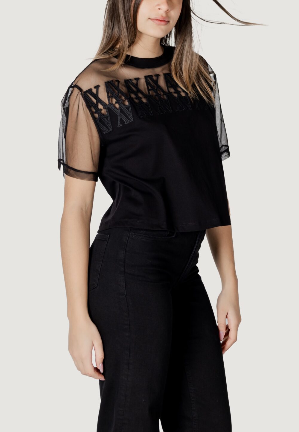 T-shirt Armani Exchange Nero - Foto 1