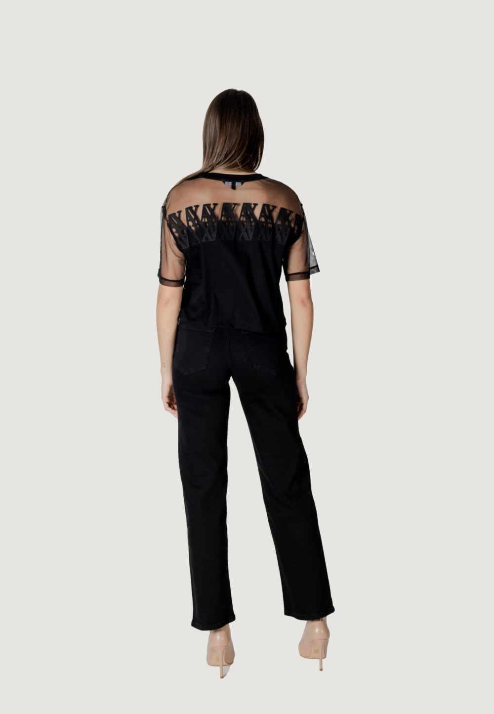 T-shirt Armani Exchange Nero - Foto 7