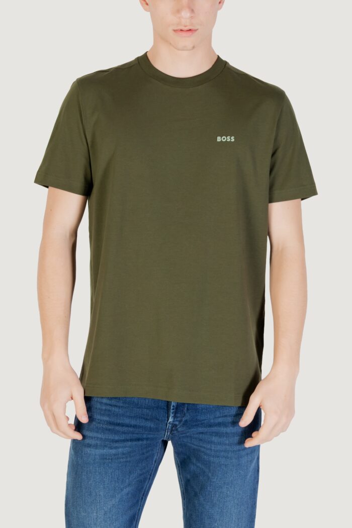 T-shirt Boss tee 10256064 01 Verde