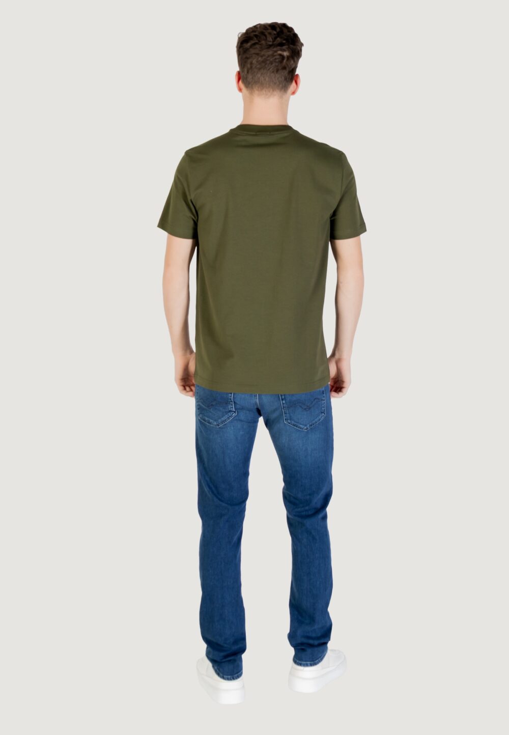 T-shirt Boss tee 10256064 01 Verde - Foto 8