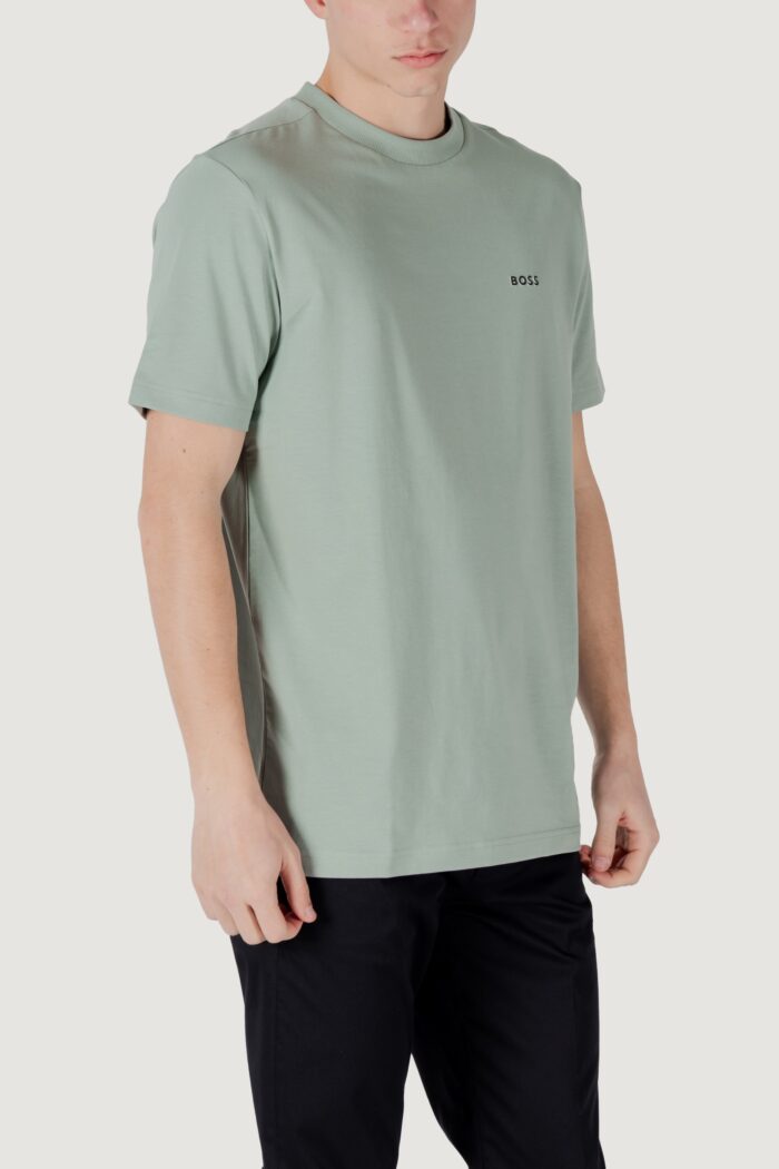 T-shirt Boss tee 10256064 01 VERDE SALVIA
