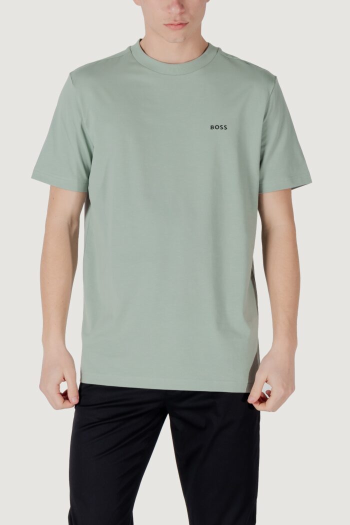 T-shirt Boss tee 10256064 01 VERDE SALVIA