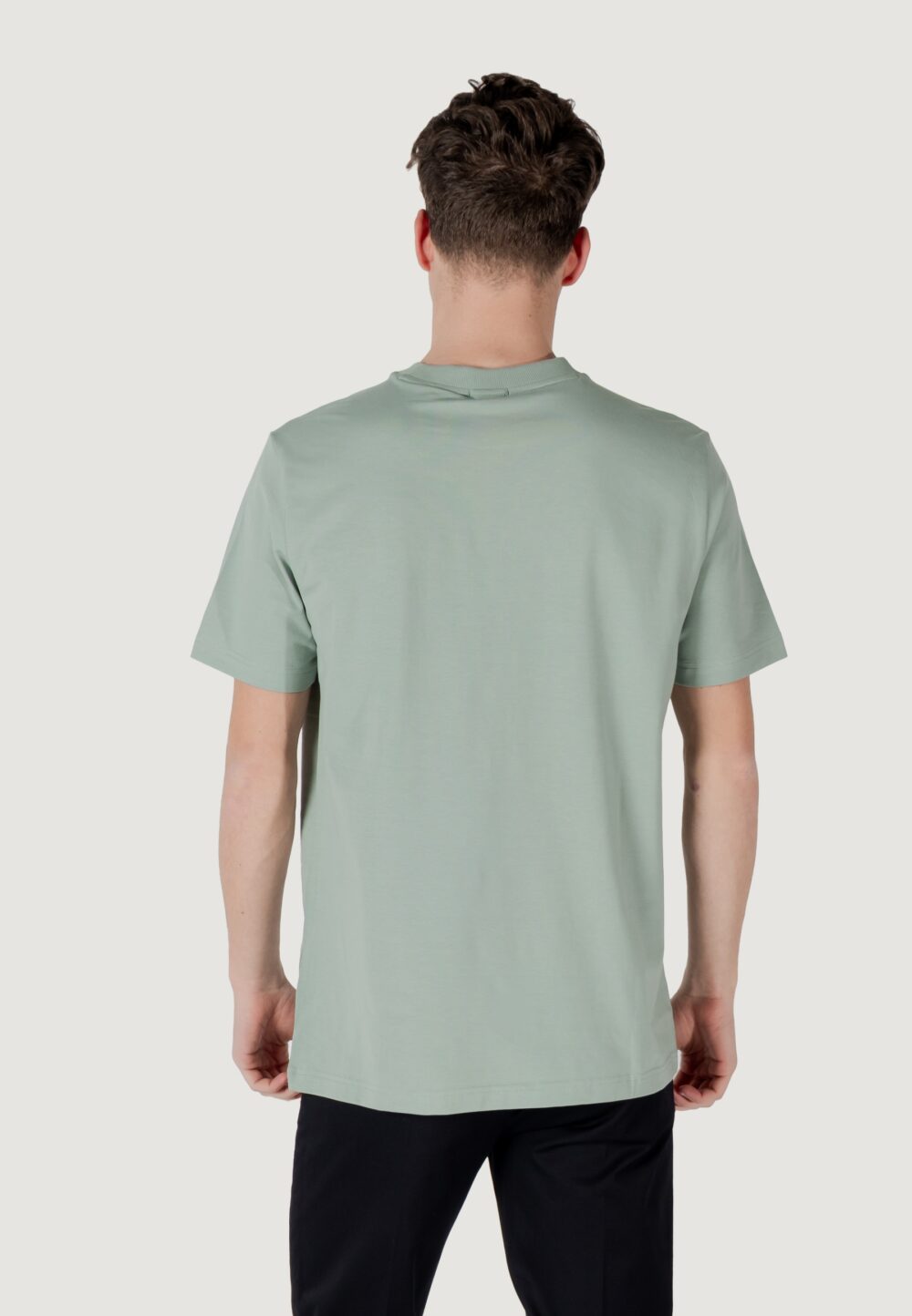 T-shirt Boss tee 10256064 01 VERDE SALVIA - Foto 3
