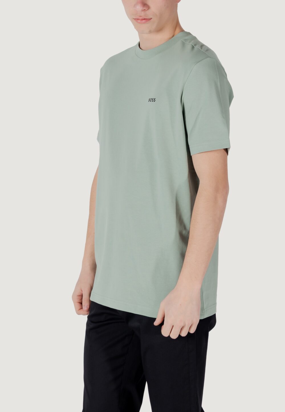 T-shirt Boss tee 10256064 01 VERDE SALVIA - Foto 4