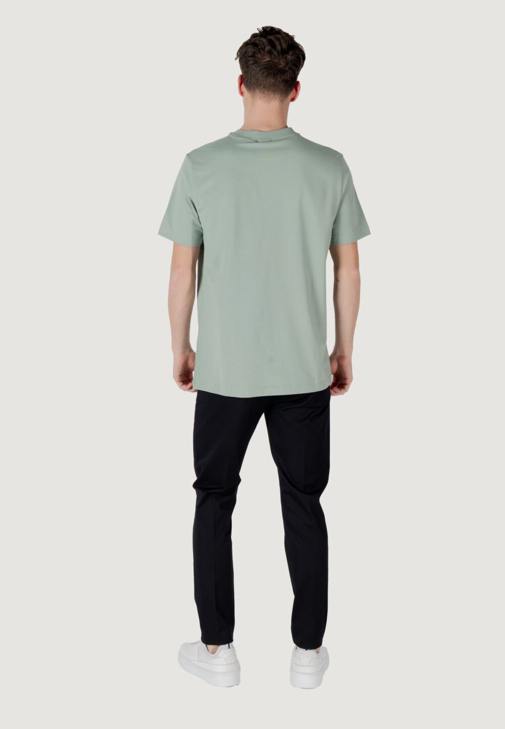 T-shirt Boss tee 10256064 01 VERDE SALVIA - Foto 5