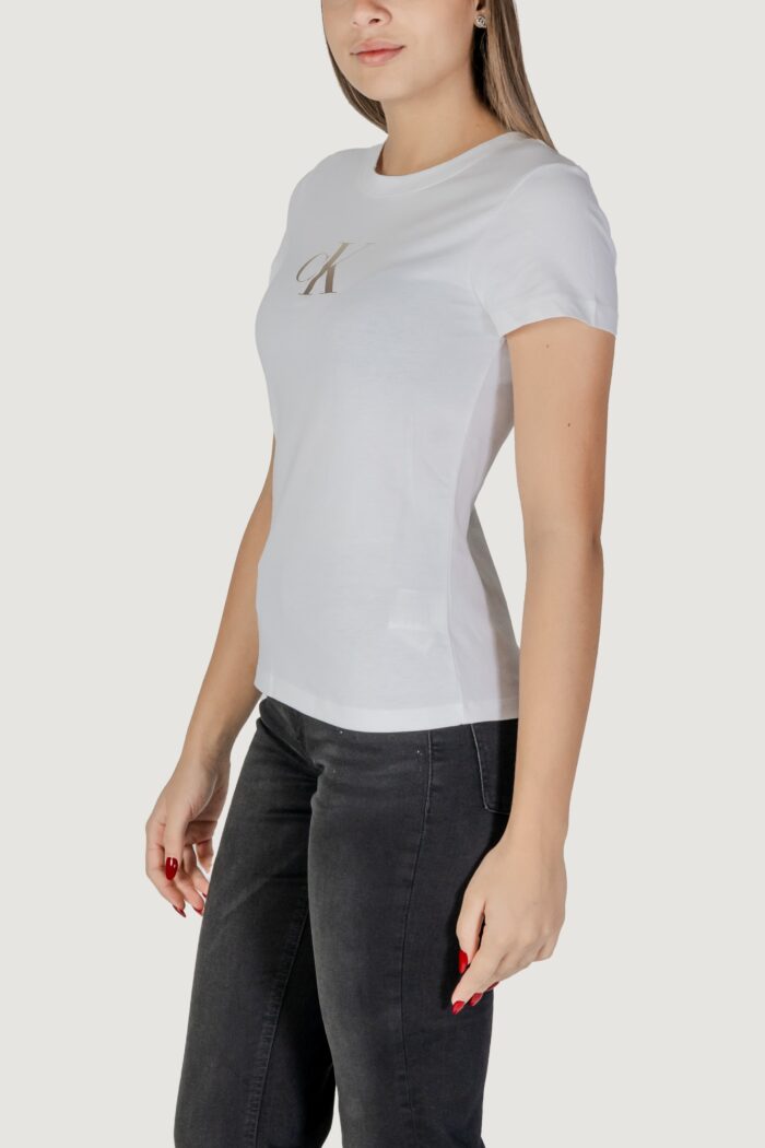 T-shirt Calvin Klein Jeans gradient ck tee Bianco