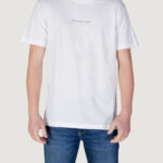T-shirt Calvin Klein Jeans minimal logo tee Bianco - Foto 1