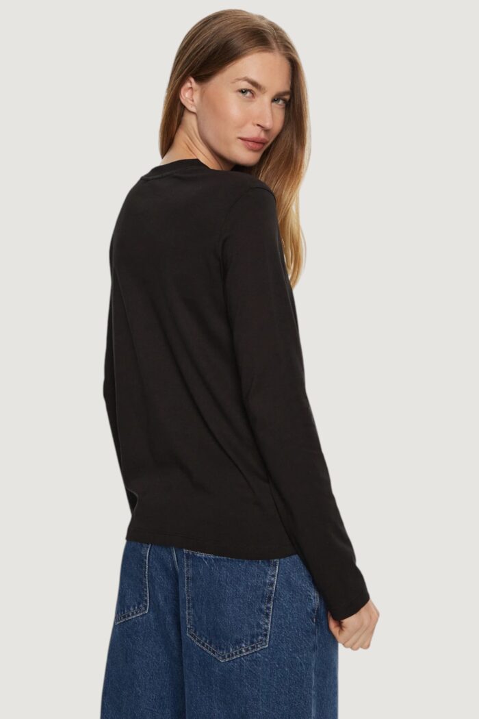 T-shirt Calvin Klein Jeans ck embro regular lon Nero