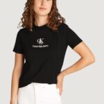 T-shirt Calvin Klein Jeans shadow graphic regular Nero - Foto 1