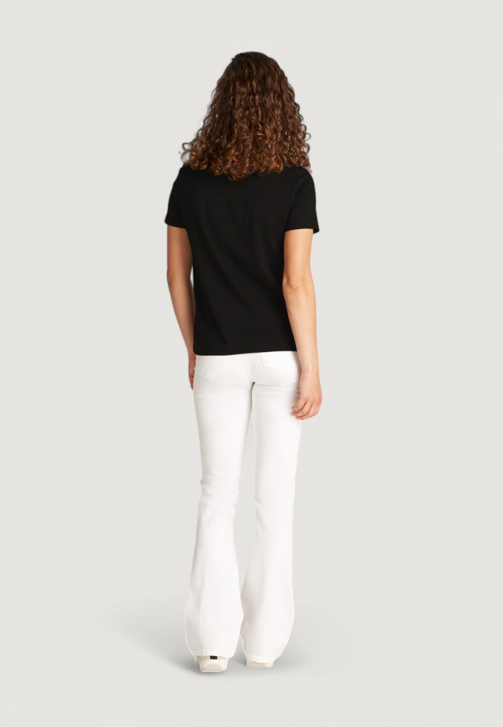 T-shirt Calvin Klein Jeans shadow graphic regular Nero - Foto 4