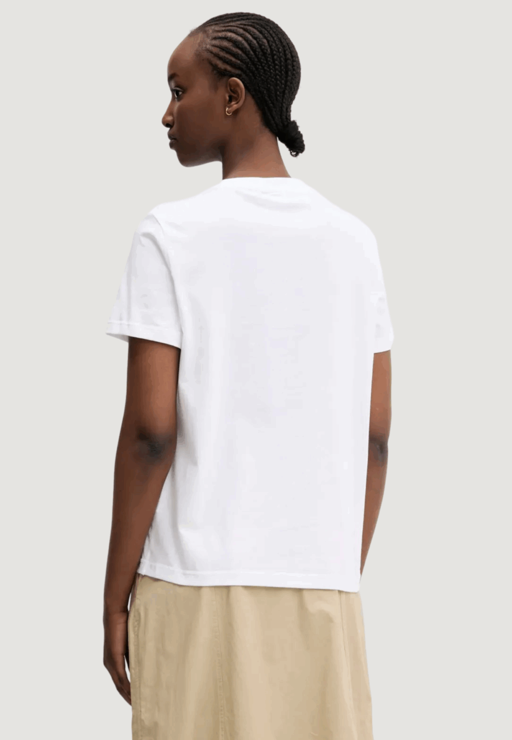 T-shirt Desigual ts_brandy Bianco - Foto 4