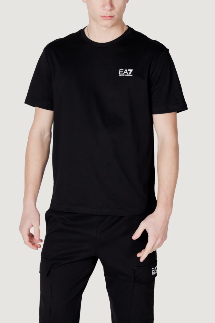 T-shirt EA7  Bianco – Nero