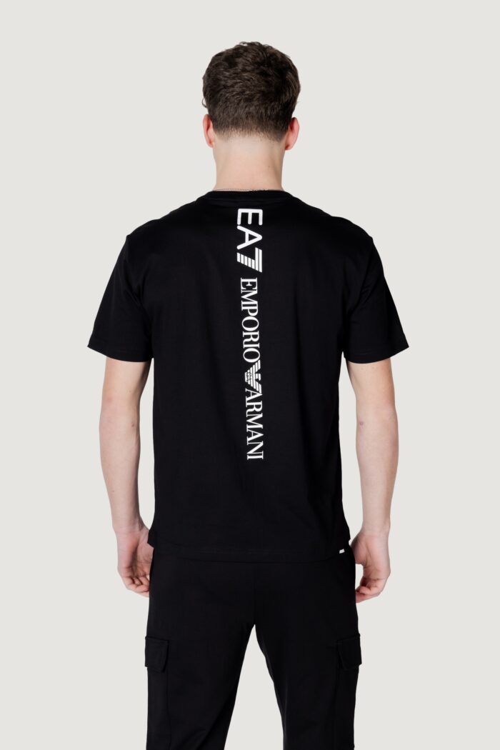 T-shirt EA7  Bianco – Nero