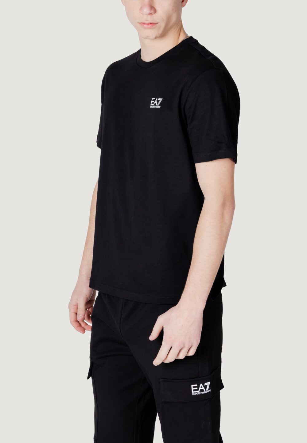 T-shirt EA7 Bianco - Nero - Foto 4