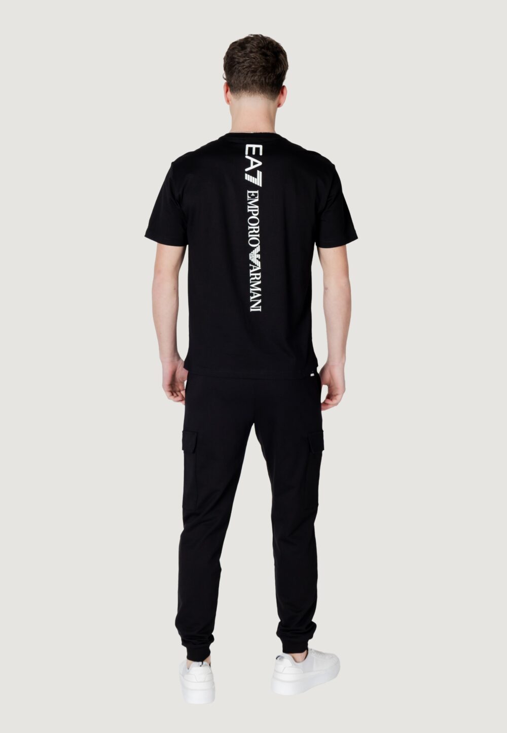 T-shirt EA7 Bianco - Nero - Foto 6