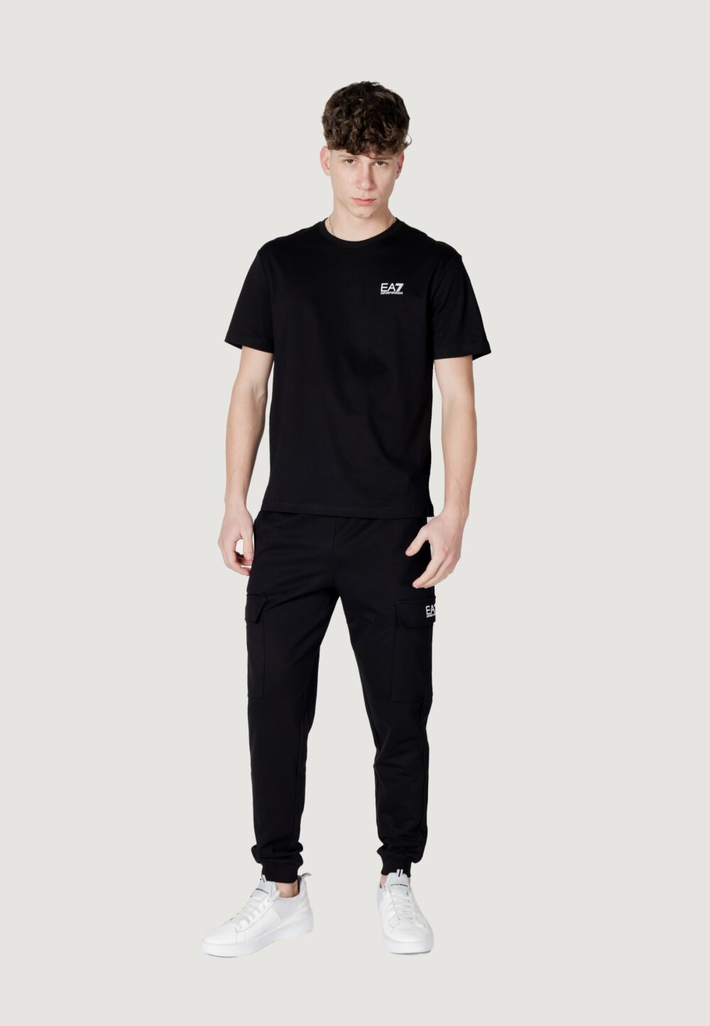 T-shirt EA7 Bianco - Nero - Foto 7