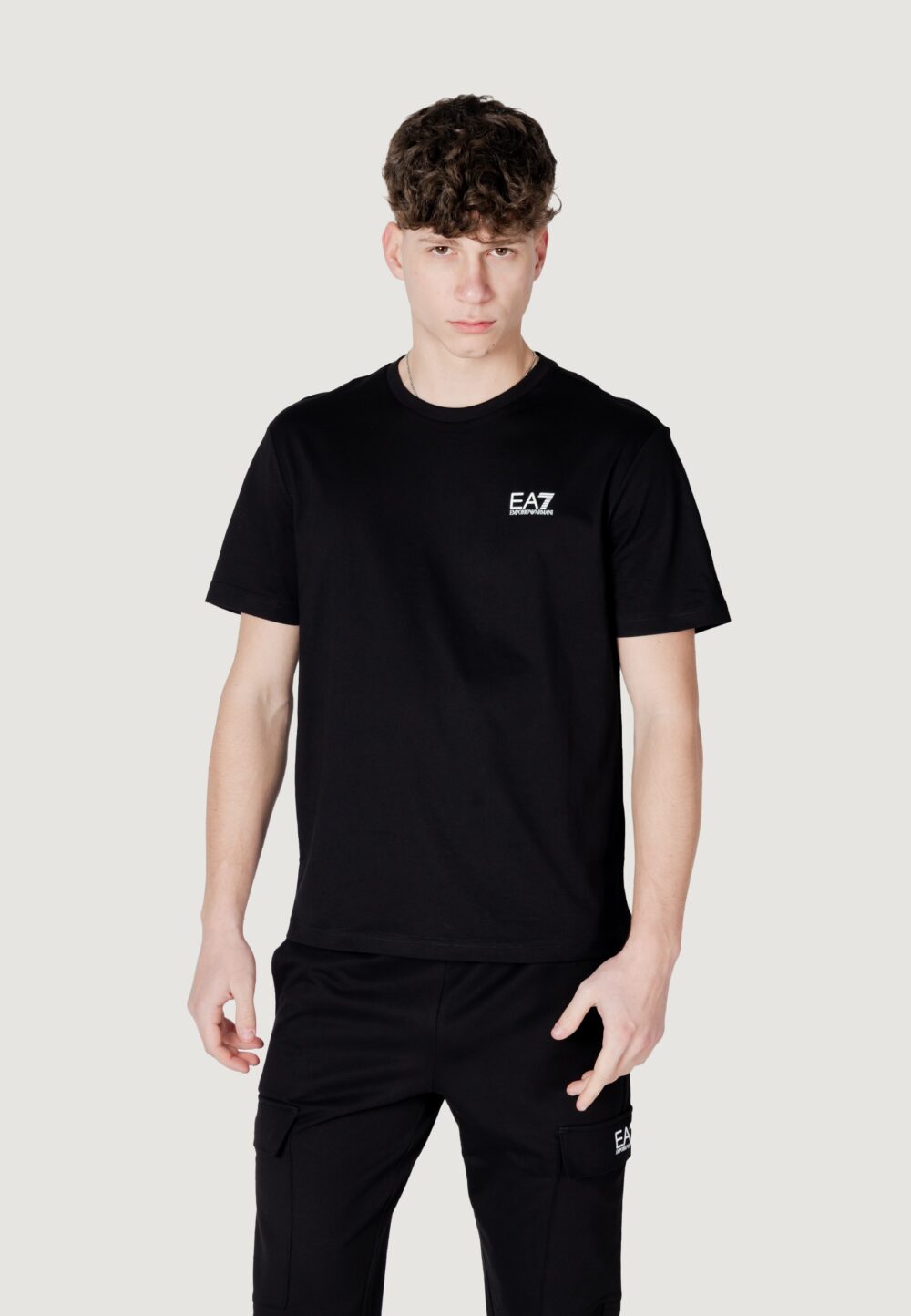 T-shirt EA7 Bianco - Nero - Foto 8