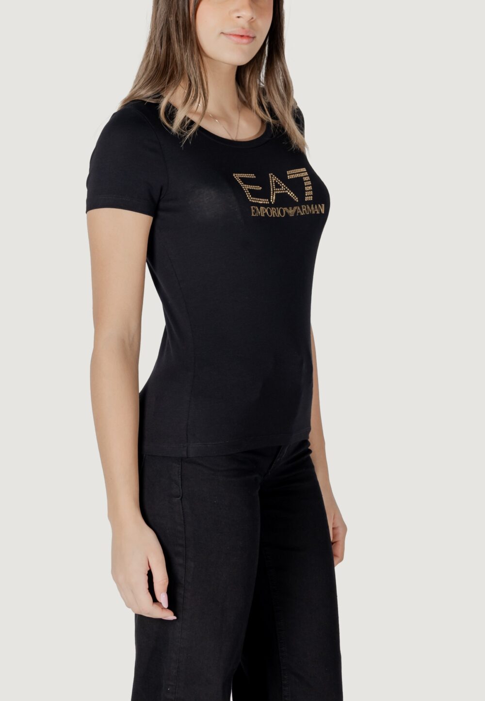 T-shirt EA7 Black gold - Foto 2