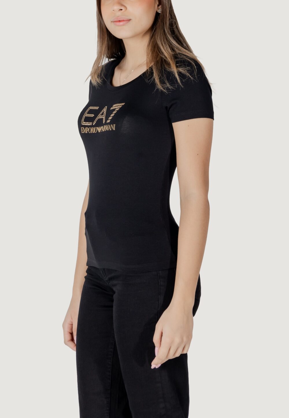 T-shirt EA7 Black gold - Foto 4